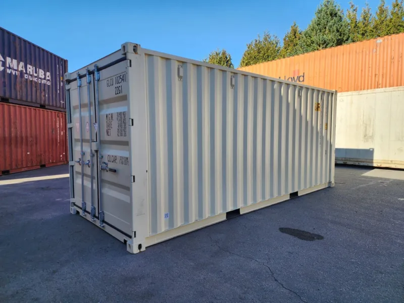 20 ft New/One-Trip Double Door Container For Sale