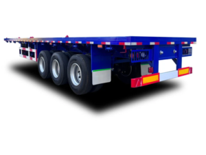 3 Axles 20 40 45FT Container Flatbed Semi Trailers