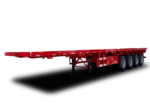 4 Axles 20-45FT Flatbed Container Semi Trailers For Sale