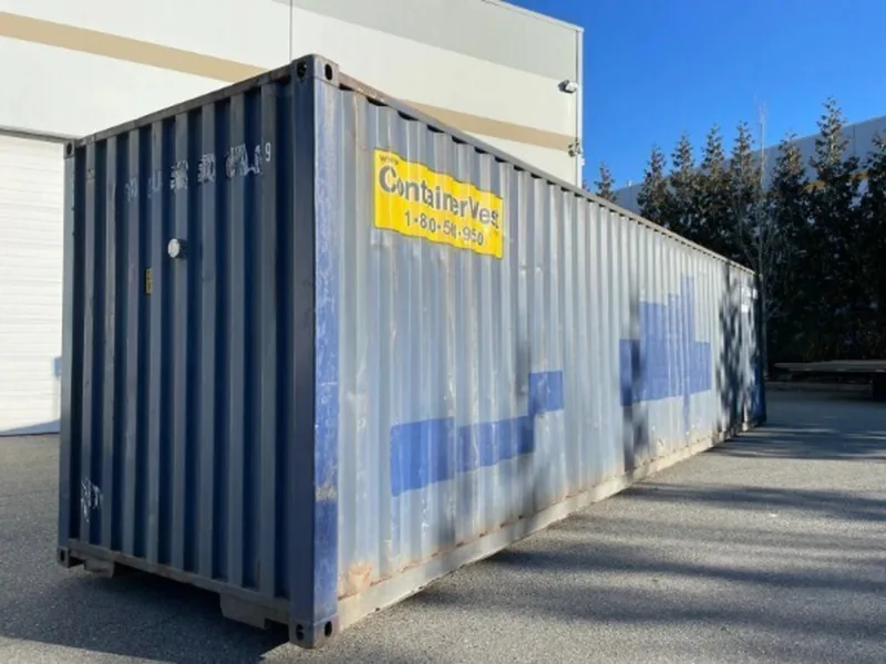 40 ft High Cube Shipping Container w/ Lights and Electrical For Sale